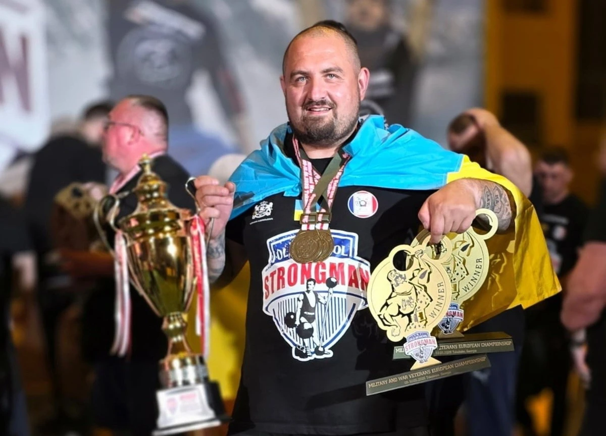 Тріумф у Грузії: ветеран з Хмельниччини став чемпіоном Європи з багатоборства
