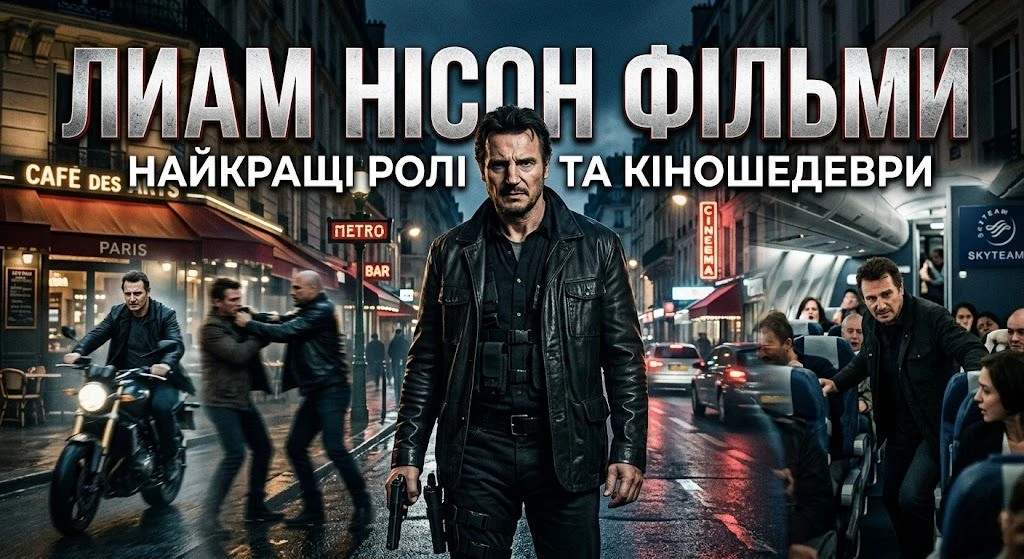Найкращі фільми Ліама Нісона у повній добірці