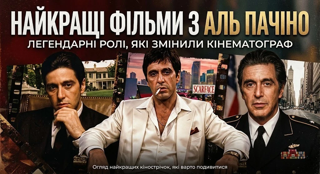 Найкращі фільми з Аль Пачіно від початку кар’єри